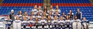 Photo of the UNH Women's Club Hockey team